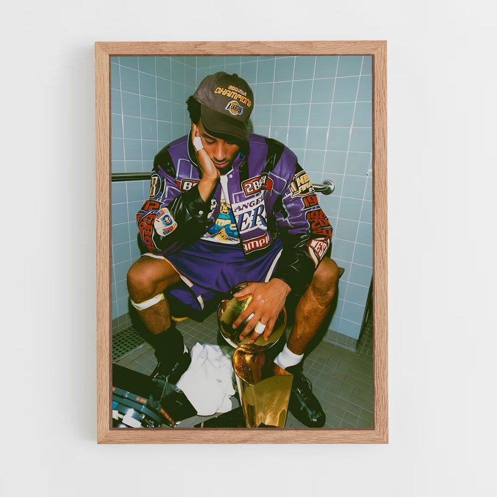 Poster Toilet Champion – affiche Basketball (vue 4)